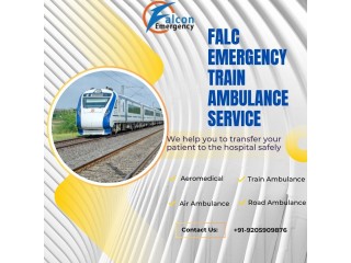 Falc Emergency Train ambulance services in Kolkata assure that the patient gets a good transfer