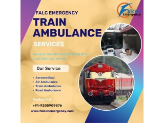 Choose Falc Emergency Train Ambulance Service in Bangalore for a hassle-free transit