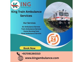 King Train Ambulance Service in Siliguri transports the patient very safely and carefully