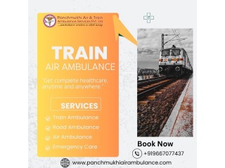 Panchmukhi Train Ambulance in Hyderabad provides Ambulances that are outfitted with Essential Equipment