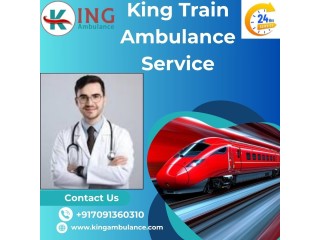 King Offers Precise Updates While Traveling in Allahabad a Train Ambulance