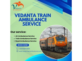 Use the Hoopla Free Vedanta Train Ambulance in Bhopal, with the best modern facilities